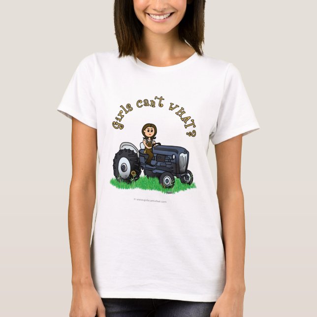Camiseta Chica granjero azul claro (Anverso)