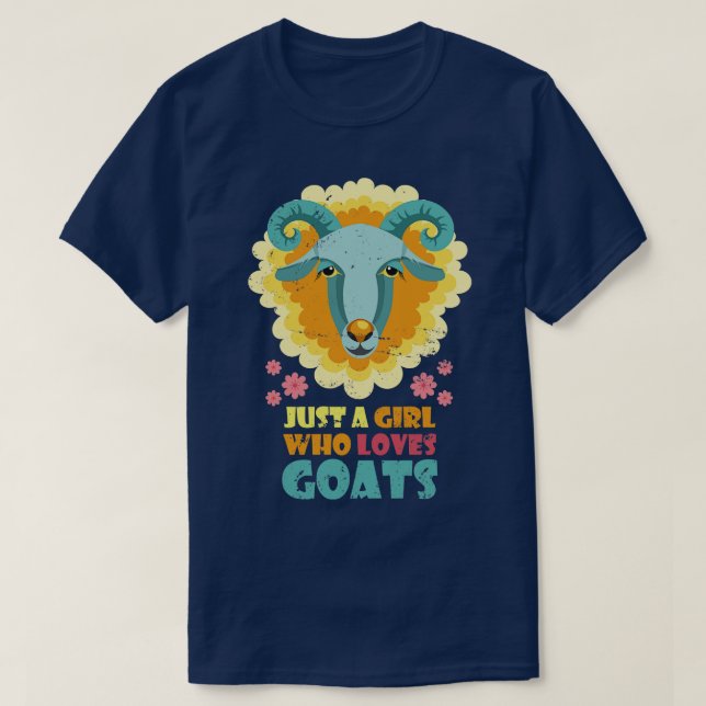 Camiseta Chica granjero Regalo Goat (Diseño del anverso)