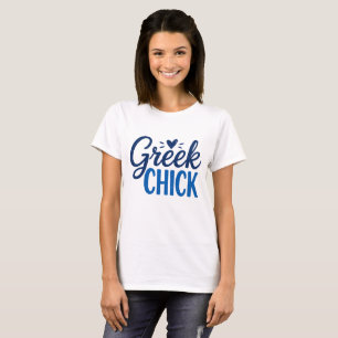 Camiseta Chica Griega Divertida Grecia
