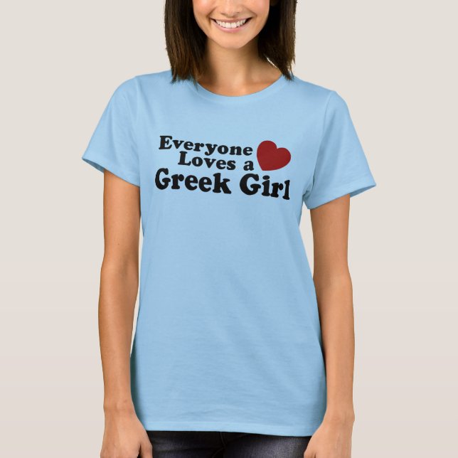 Camiseta Chica griego (Anverso)