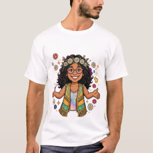 Camiseta Chica Groovy Hippie