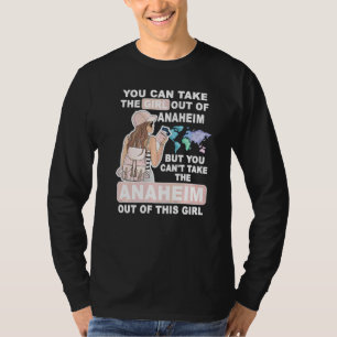 Camiseta Chica Guay de la Ciudad de Anaheim Orgullosa Chica