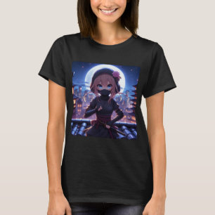 Camiseta Chica guerrero de ninja