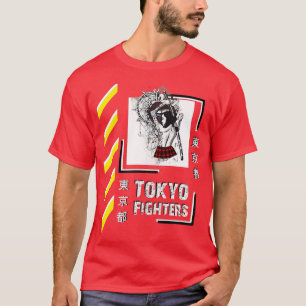 Camiseta Chica guerrero de Samurai Japón luchadores de Toki