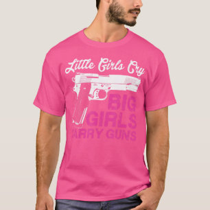 Camiseta Chica Gun Lover Grandes Chicas Cargan Pistolas