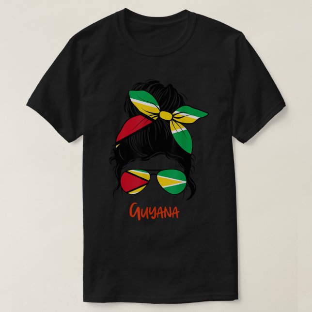 Camiseta Chica guyanés Chica de Guyana (Diseño del anverso)