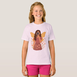 Camiseta Chica Hada Selfie Estética Pegatina
