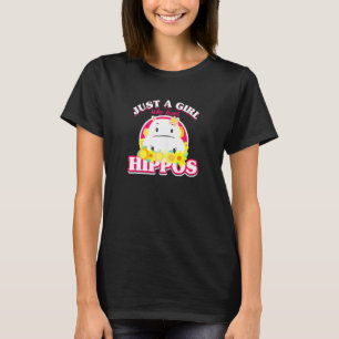 Camiseta Chica Hipopótamo Mujer Rinoceronte Vaca Marina Beh