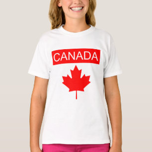 Camiseta Chica Hoja de Arce de Canadá
