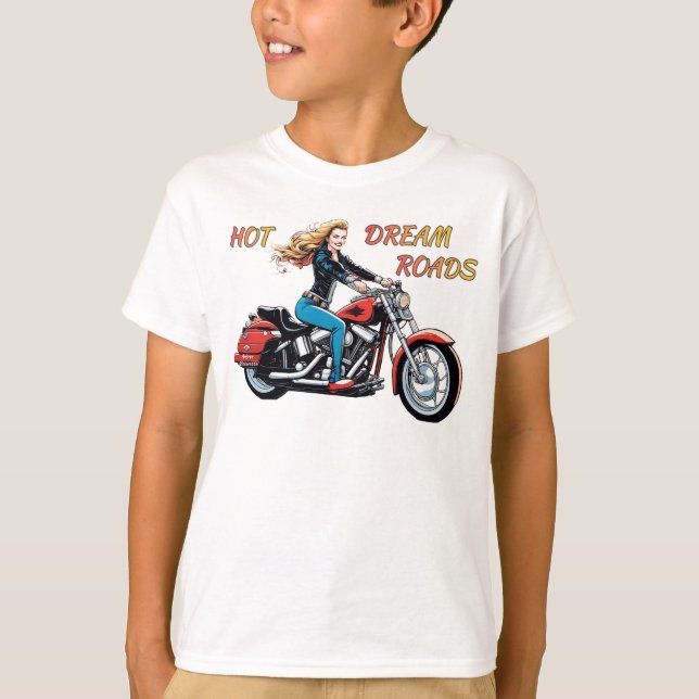 Camiseta Chica Hot Dream Roads (Anverso)