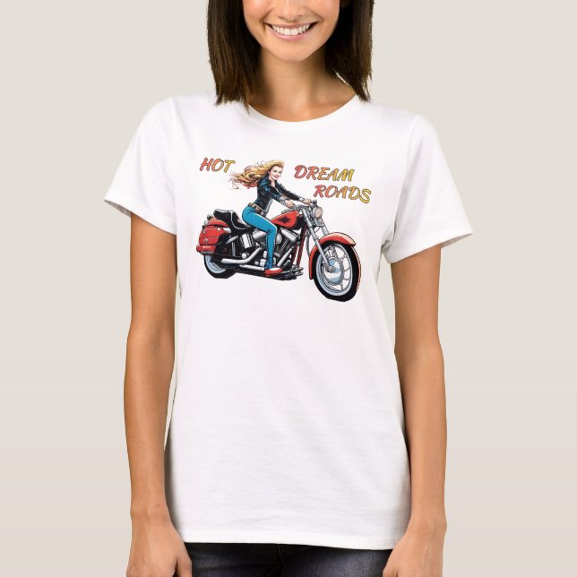 Camiseta Chica Hot Dream Roads (Anverso)