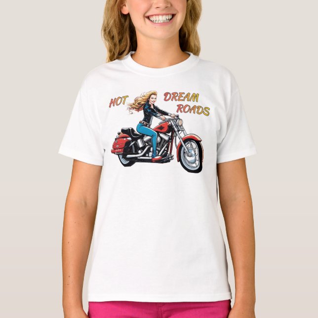Camiseta Chica Hot Dream Roads (Anverso)