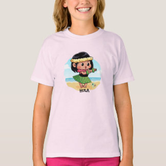 Camiseta Chica Hula de Cute Hawaiian