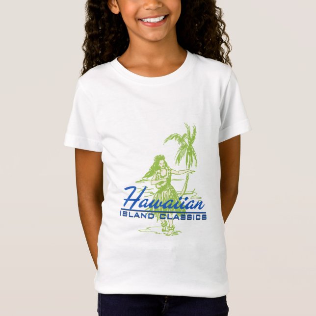 Camiseta Chica Hula de Hawái (Anverso)