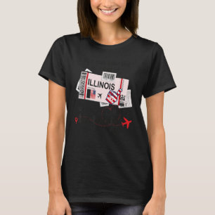 Camiseta Chica Illinois