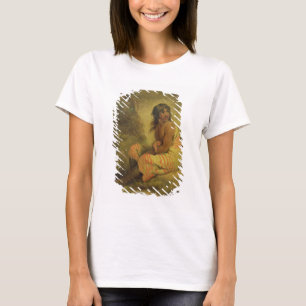 Camiseta Chica indio, 1793 (aceite en la lona montada en el