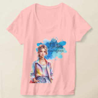 Camiseta Chica Inspiradora Gráfica