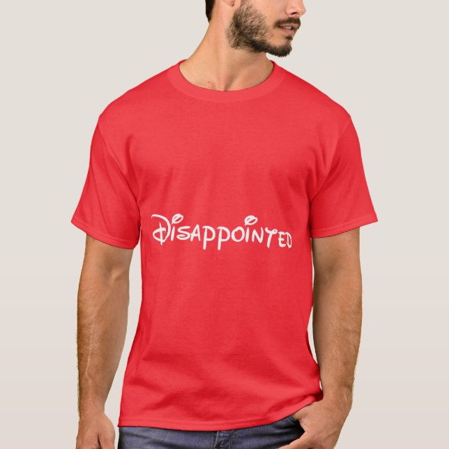 Camiseta Chica invertida decepcionada (Anverso)