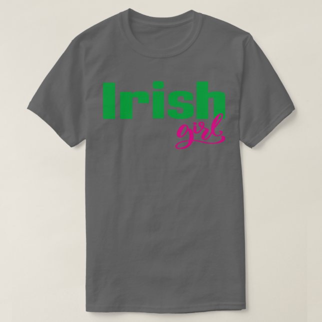 Camiseta Chica irlandés (Diseño del anverso)