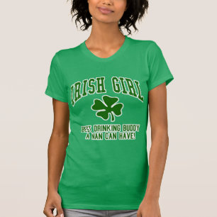 Camiseta Chica irlandés: Compinche de consumición