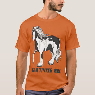 Camiseta Chica irlandés de Chica de caballos de equitación