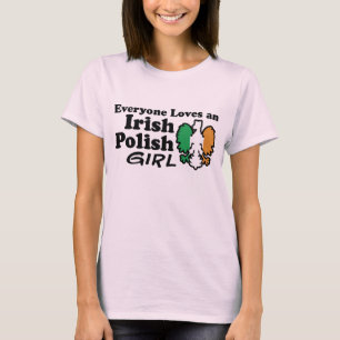 Camiseta Chica irlandés de Polonia