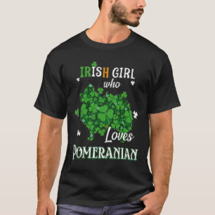 Camiseta Chica irlandés que ama al Bulldog chiwawa panameño