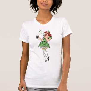 Camiseta Chica Irlandesa Amante de la Cerveza