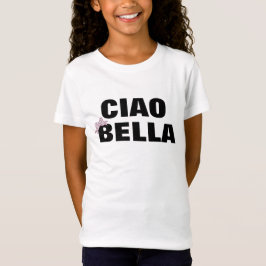 Camiseta Chica italiano de citas cute ciao bella