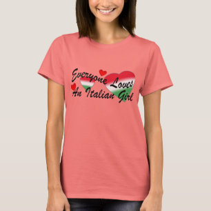 Camiseta Chica italiano de los amores I