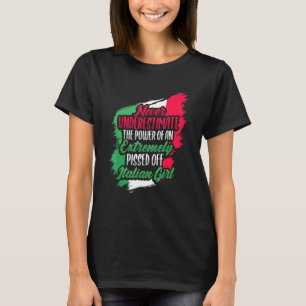 Camiseta Chica Italiano Para Italia 1
