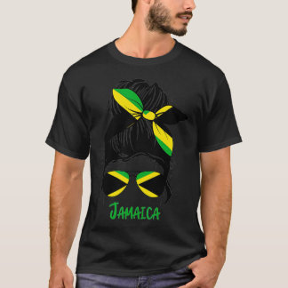 Camiseta Chica jamaiquina chica Jamaica bandera femenina