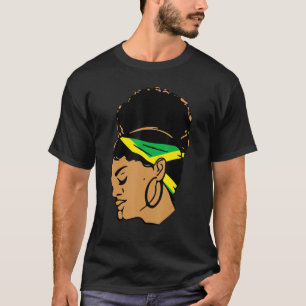 Camiseta Chica jamaiquina orgullosa de que las mujeres jama