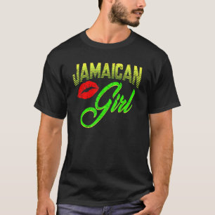 Camiseta Chica jamaiquina orgullosa de que las mujeres jama