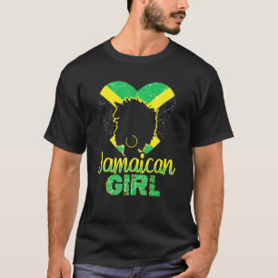 Camiseta Chica jamaiquina orgullosa de que las mujeres jama