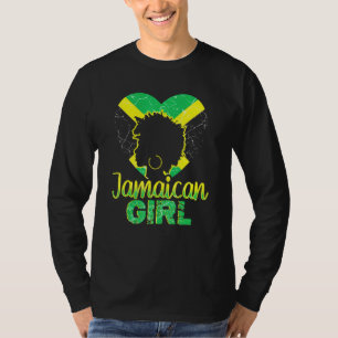 Camiseta Chica jamaiquina orgullosa de que las mujeres jama