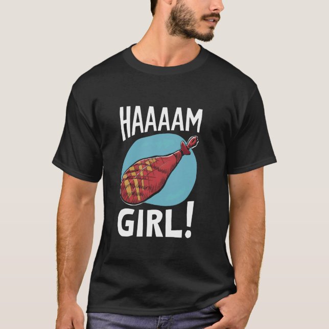 Camiseta Chica jamón (Anverso)
