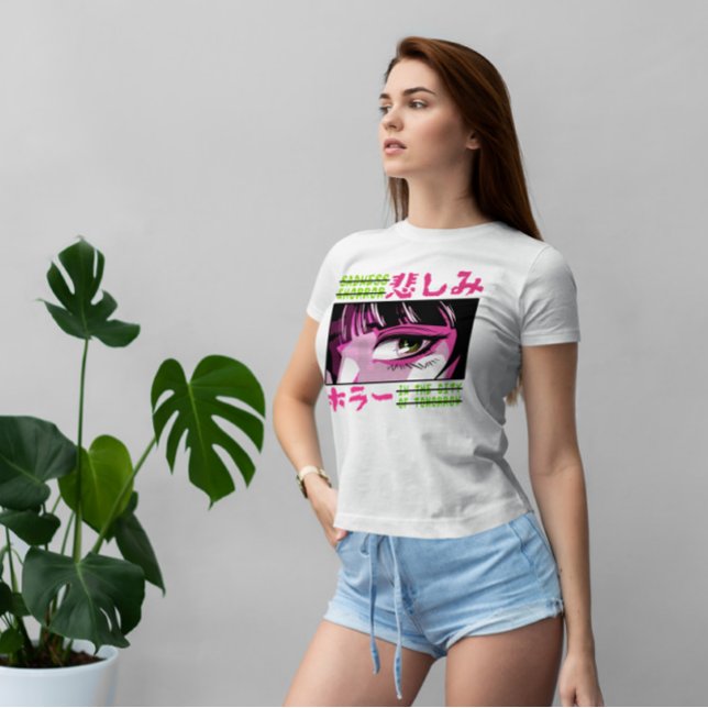 Camiseta Chica japonés de horror Anime (Subido por el creador)