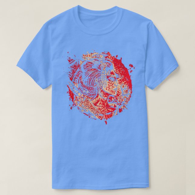 Camiseta Chica japonés Geisha 1 (Diseño del anverso)