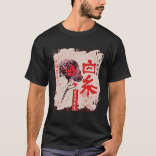 Camiseta Chica japonés Kawaii Geisha En Kimono Japón Art Vi