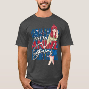 Camiseta Chica japonesa del Manga Otaku Kawaii Anime Mujere