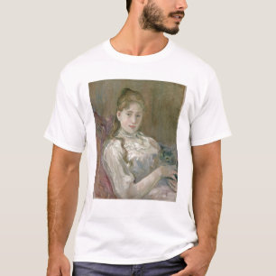 Camiseta Chica joven con el gato, 1892