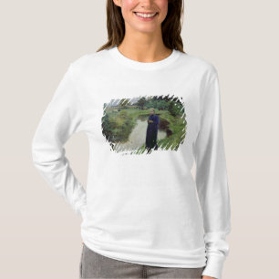 Camiseta Chica joven en los campos,
