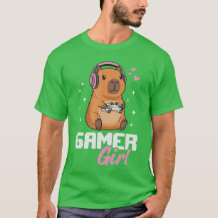 Camiseta Chica jugadora de Capybara Chico jugador