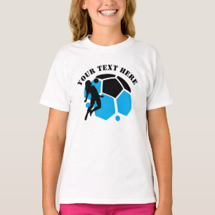 Camiseta Chica Jugadora de Fútbol, Regalo de Cumpleaños, Eq