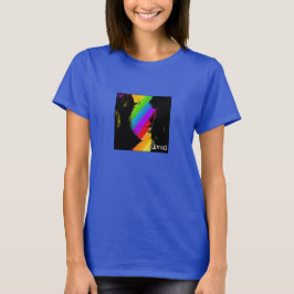 Camiseta Chica Kaleidoscope: Cuello básico de la tripulació