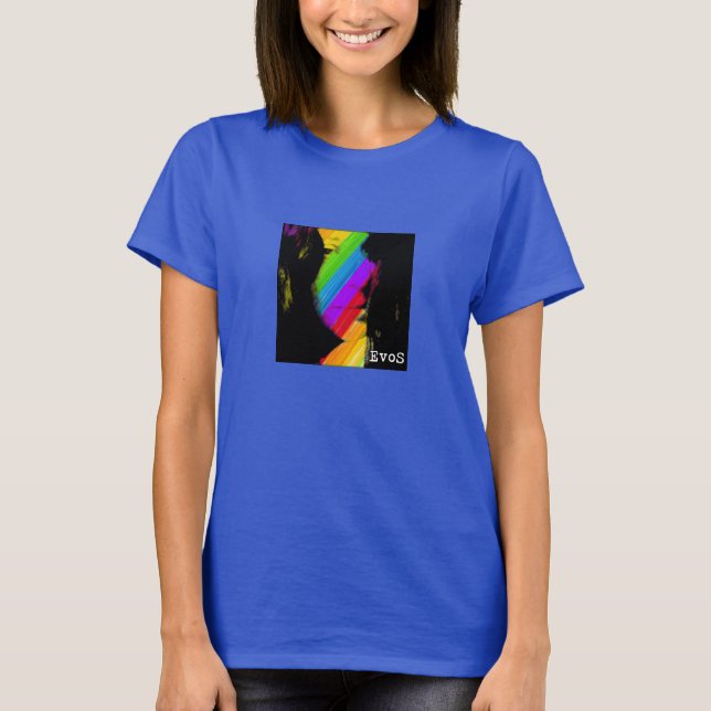Camiseta Chica Kaleidoscope: Cuello básico de la tripulació (Anverso)