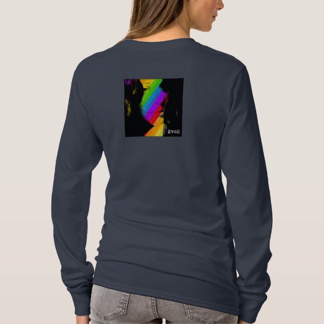 Camiseta Chica Kaleidoscope: Cuello de la tripulación de ma (Reverso)
