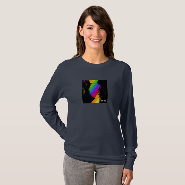Camiseta Chica Kaleidoscope: Cuello de la tripulación de ma (Anverso completo)