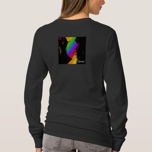 Camiseta Chica Kaleidoscope: Cuello de la tripulación de ma (Reverso)
